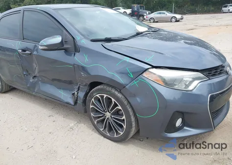 2015 Toyota Corolla S Plus z USA, uszkodzony, nr VIN 2T1BURHE5FC391873